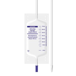Мочеприемник носимый ножной, 750 мл №1 арт. 0304-01-75 28 см стандартный